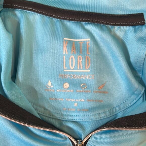 Kate Lord Collection Women's Blue Polo Shirt Size Medium - Picture 11 of 12